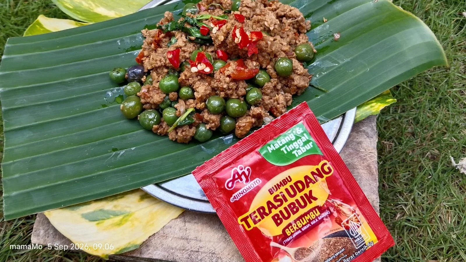sambel oncom leunca