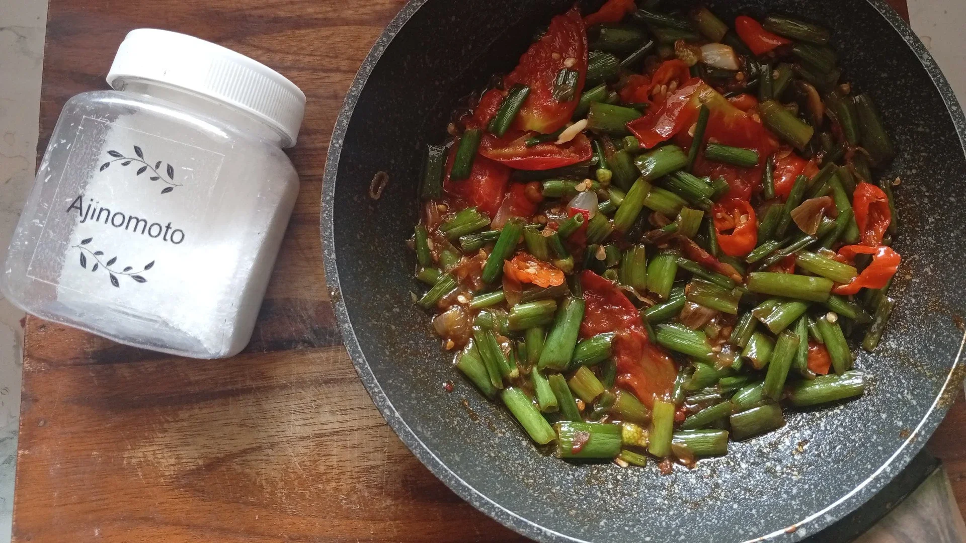 sambel petis bunga bawang