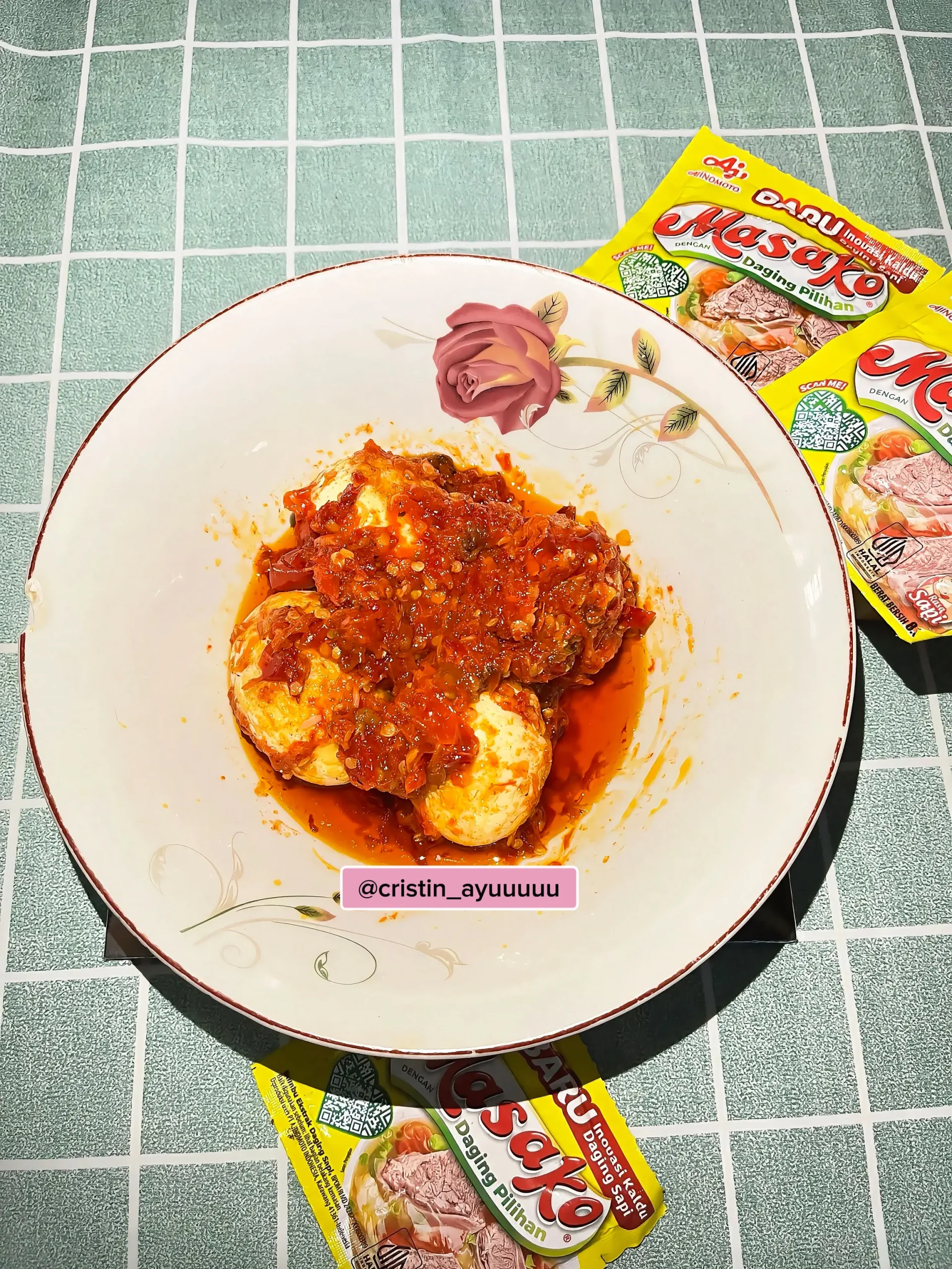 Sambel telur Balado