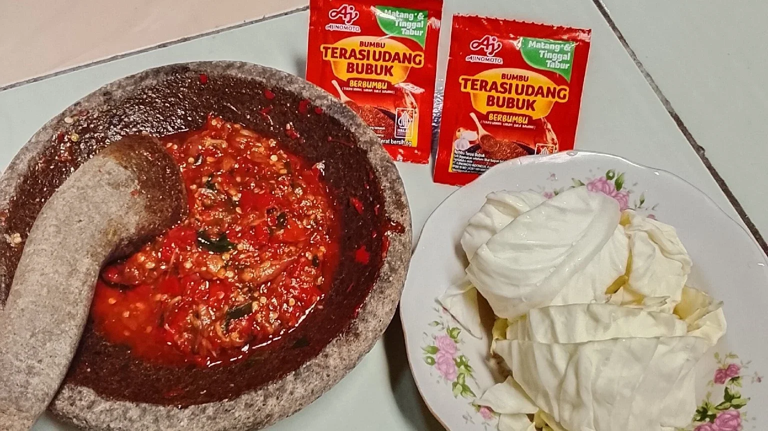 sambel terasi huh hah
