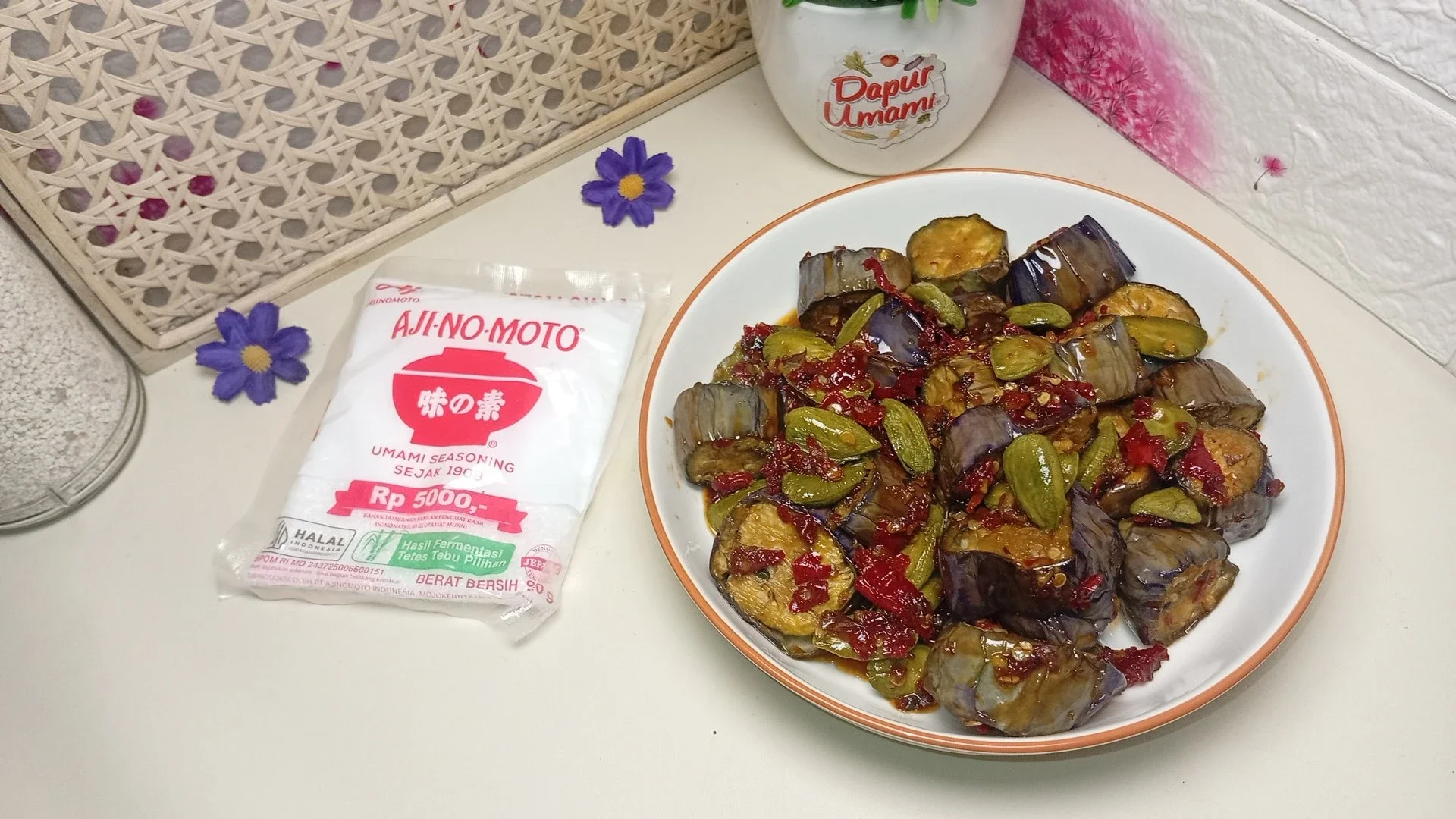Sambel Terong Ungu Pete ala Ajinomoto 