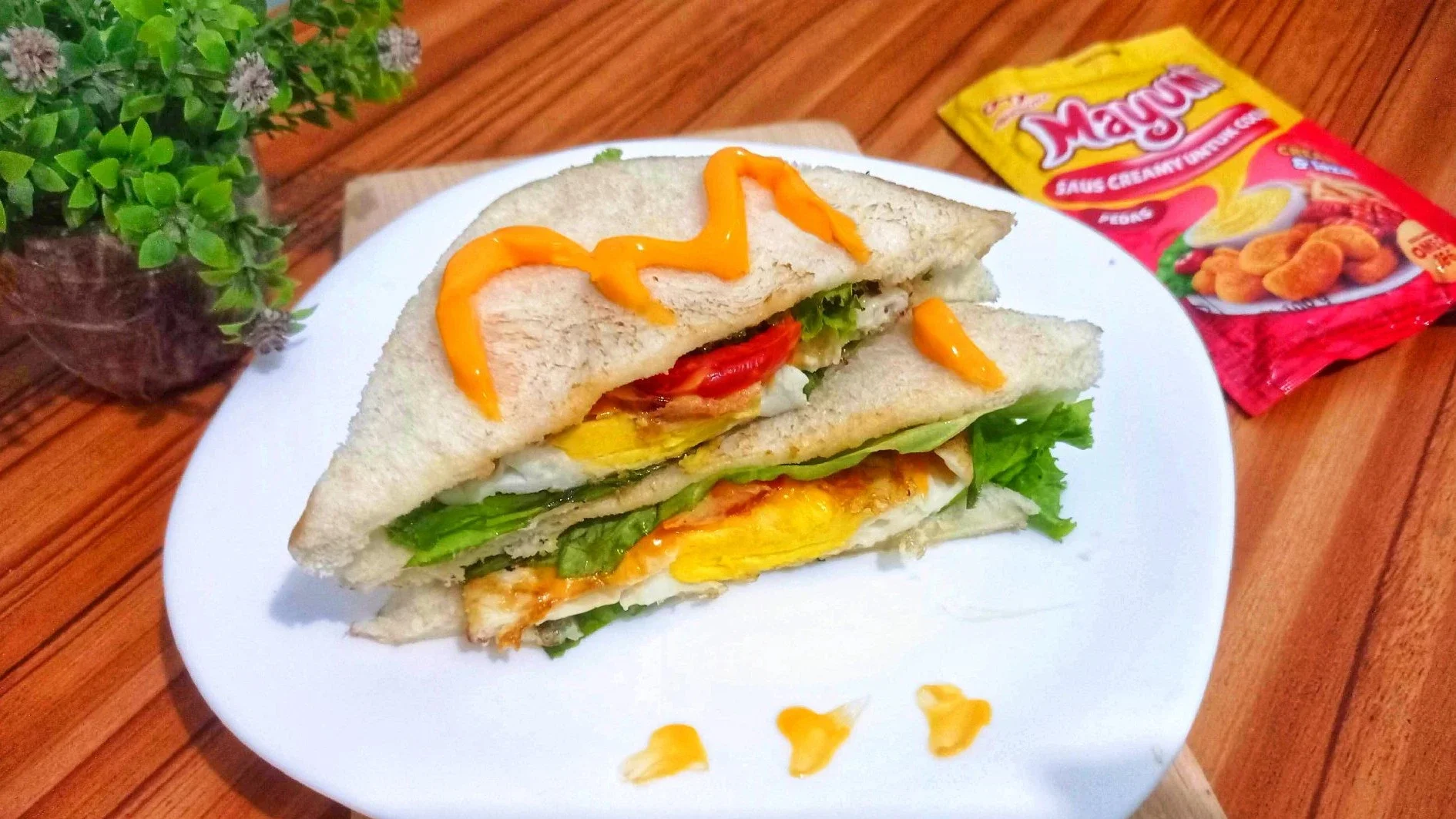 sandwich roti tawar 