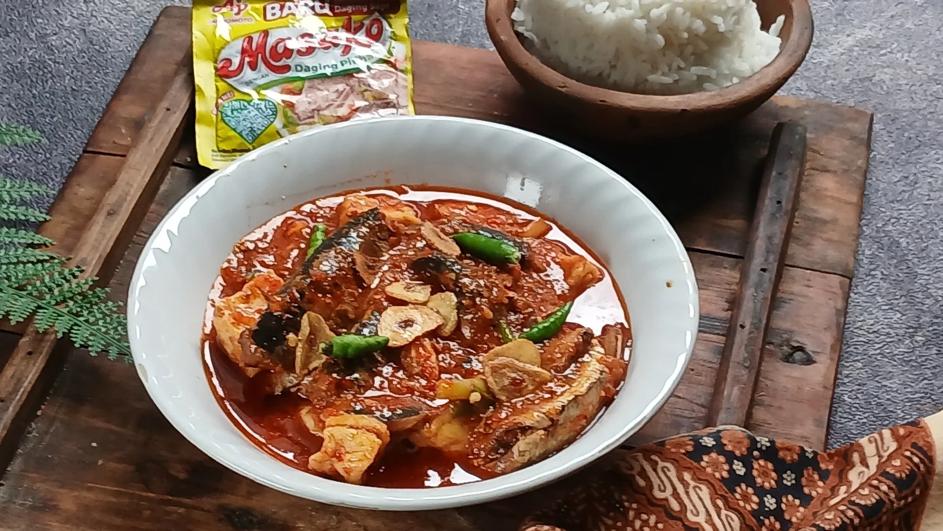 Sarden Tahu Pedas ala Masako