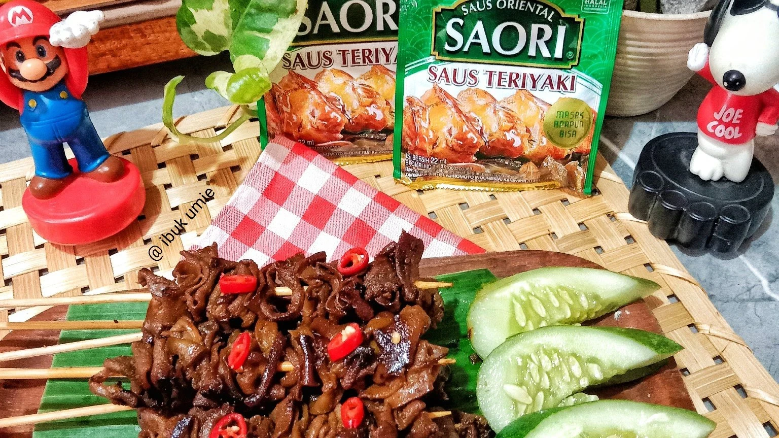 Sate Angkringan usus Teriyaki