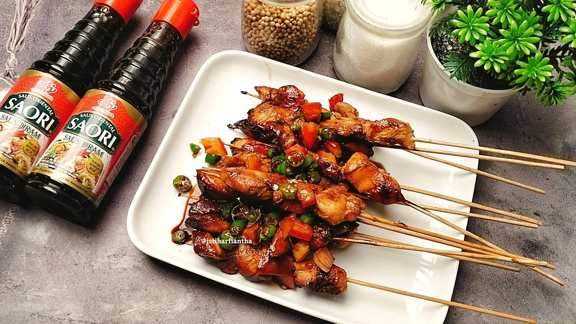 Sate Ayam Pedas Saus Tiram ala SAORI®