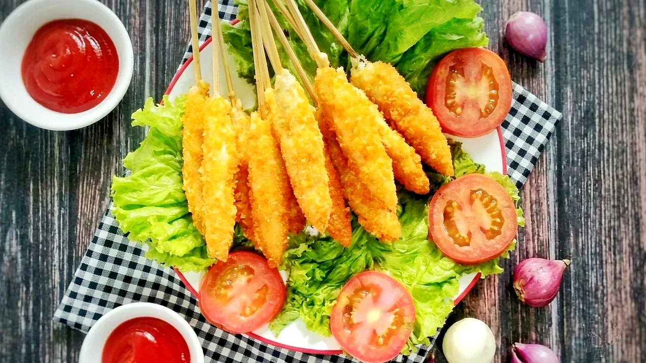 Sate Buntal Goreng