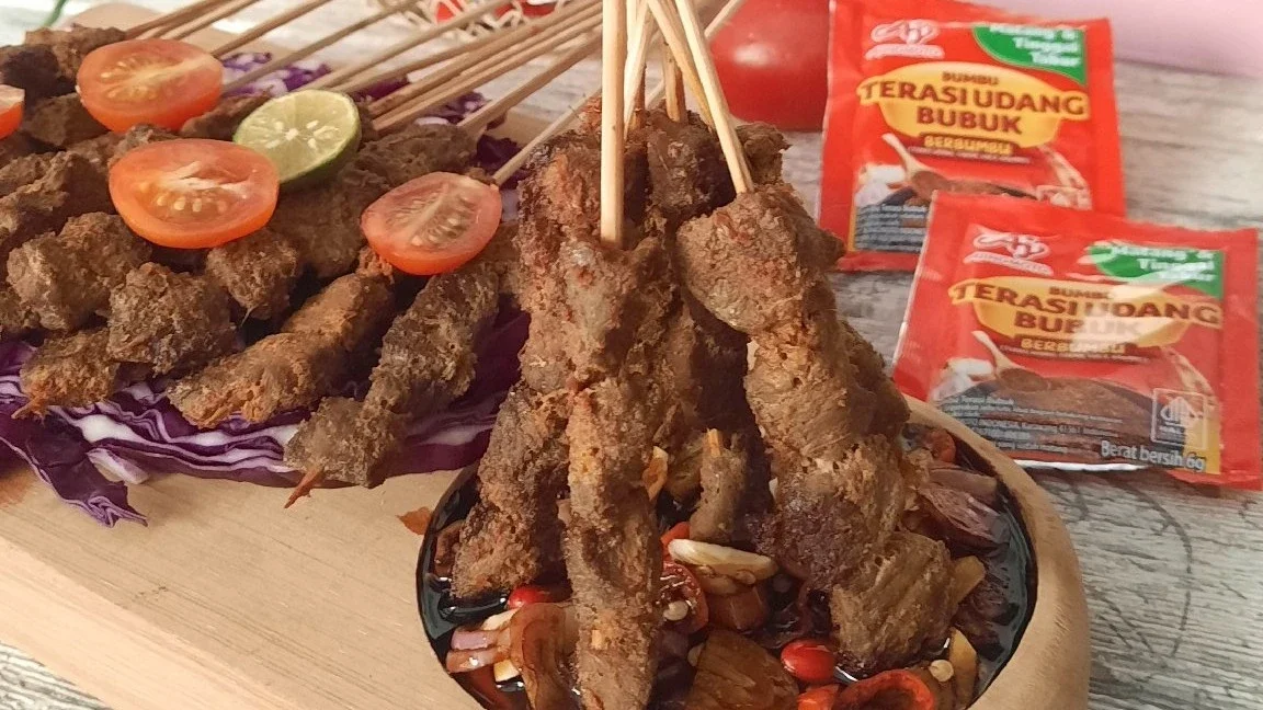 Sate Daging Bumbu Terasi 