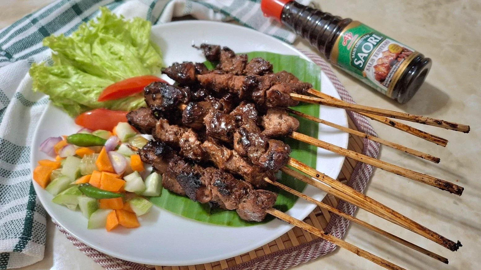 Sate Kambing Saori Saus Teriyaki #SpesialIdulAdha