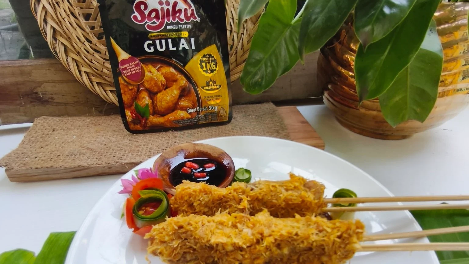 Sate Kelapa Gulai #SajianRamadanKu