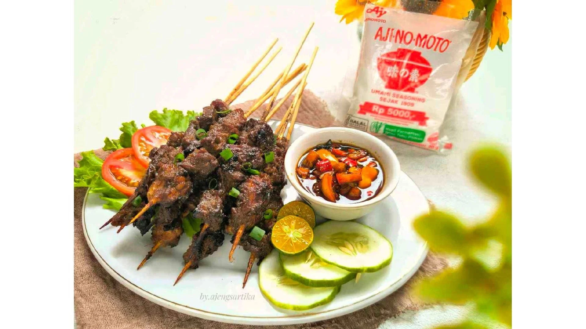 Sate Maranggi ala Ajinomoto #SpesialIduladha