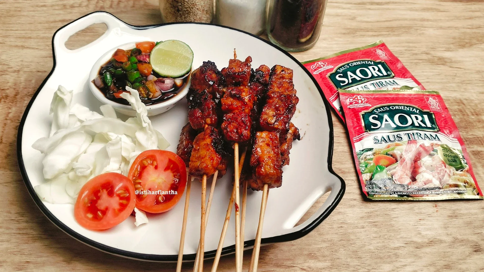 Sate Tempe Saus Tiram ala SAORI®