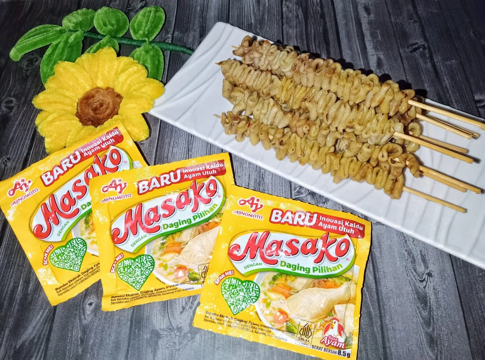 Sate Usus Ayam Masako