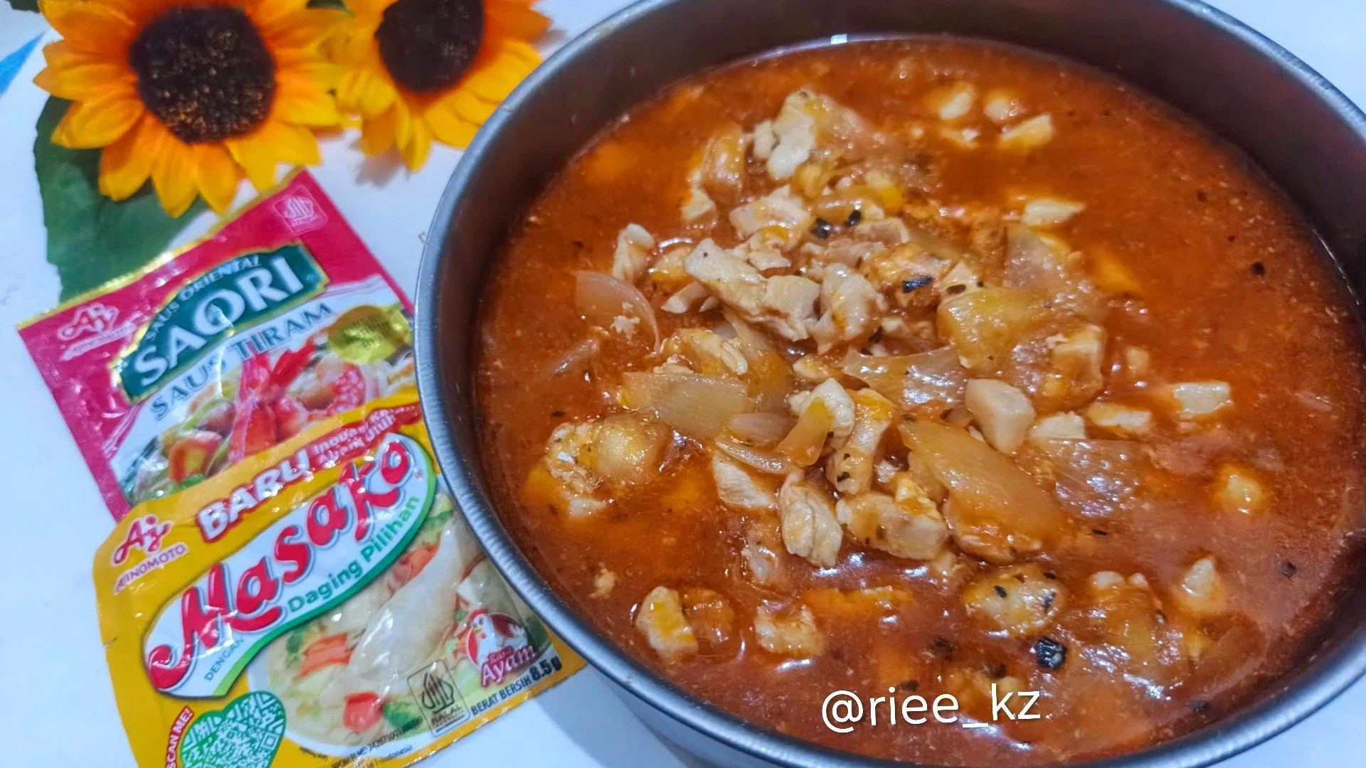 Saus ayam ala saori