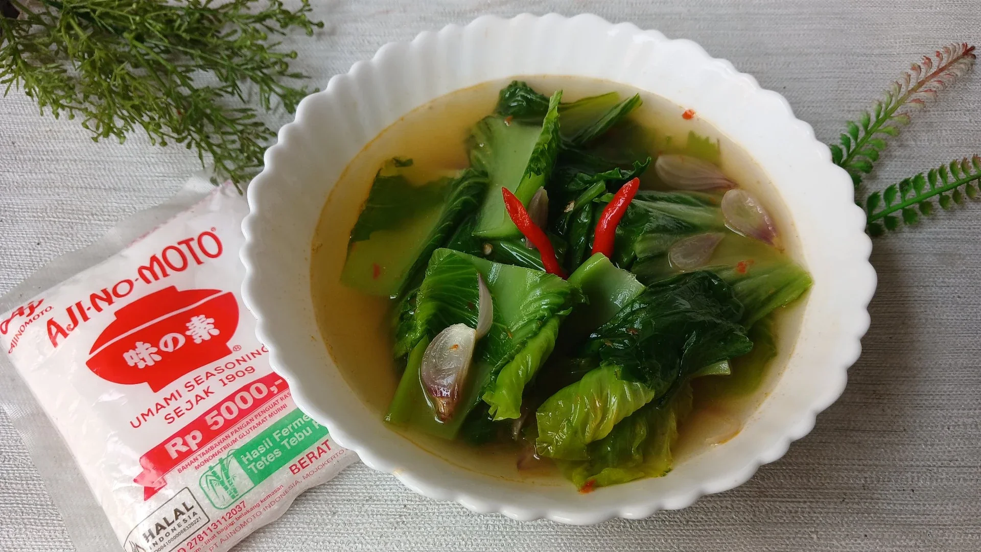 Sawi Pahit Kuah Pedas