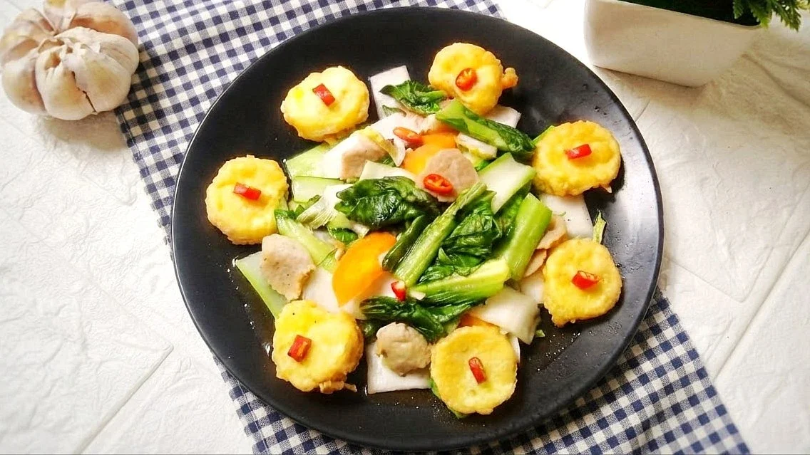 Sawi Tumis Tofu