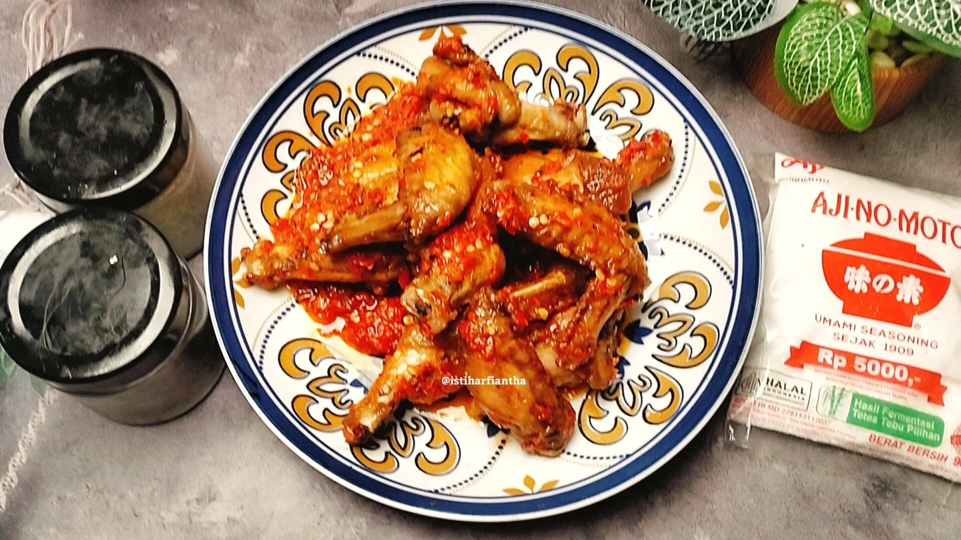 Sayap Ayam Sambal Merah ala AJI-NO-MOTO®
