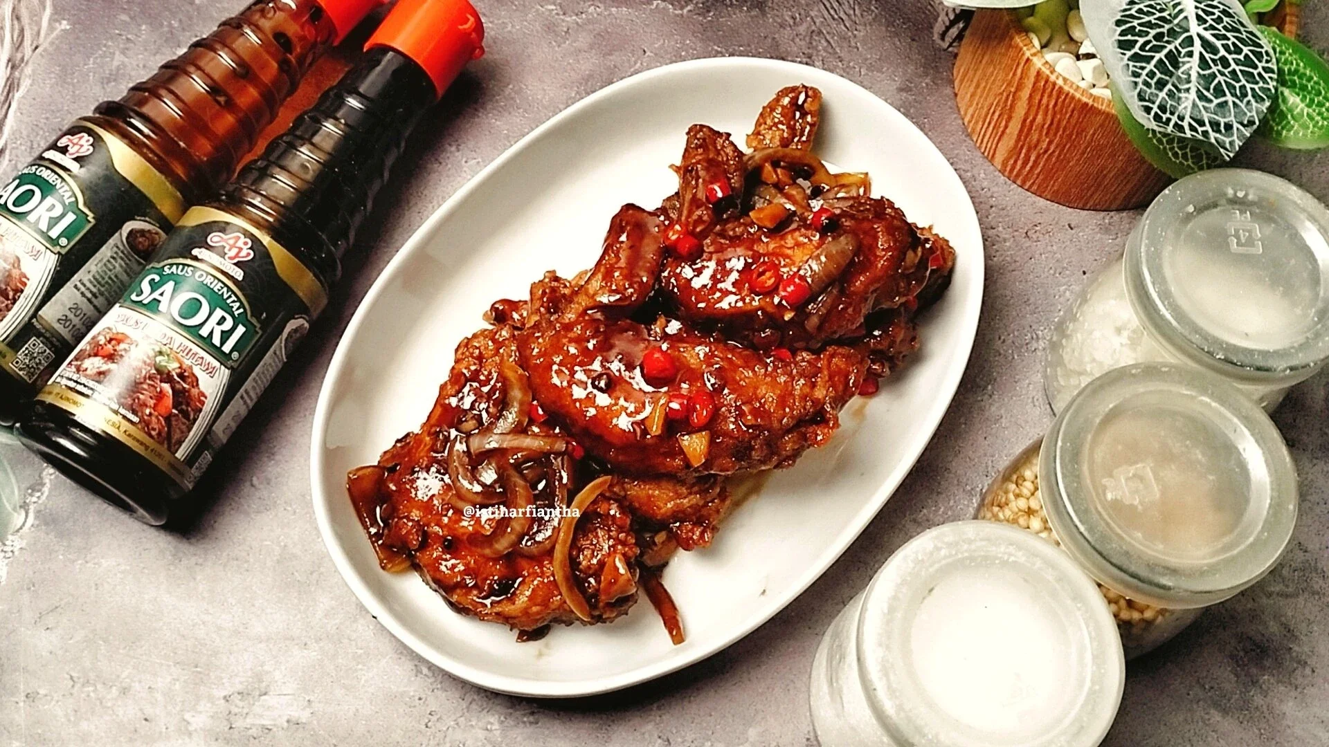 Sayap Ayam Saus Teriyaki ala SAORI®