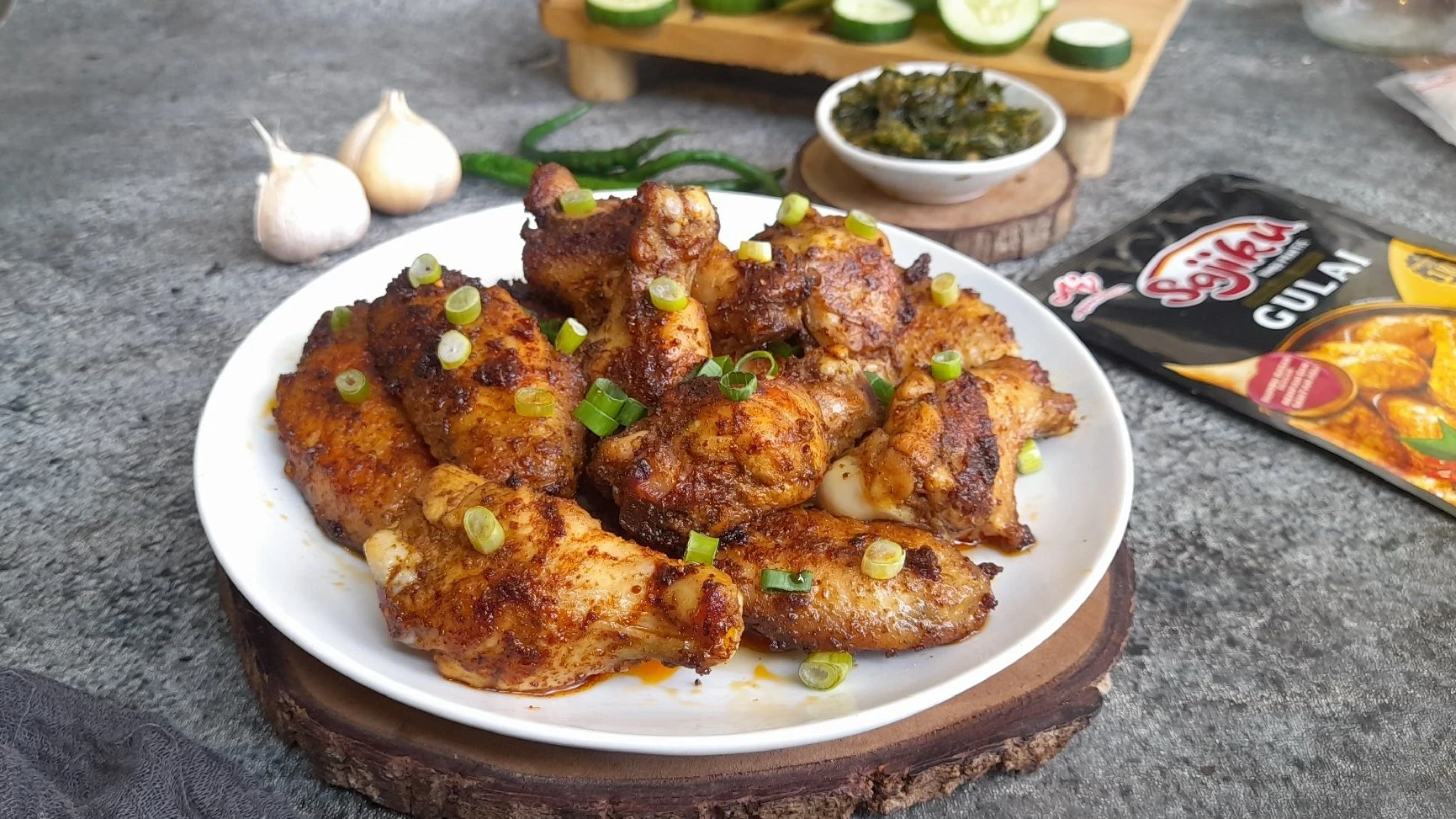 Sayap Panggang Bumbu Gulai