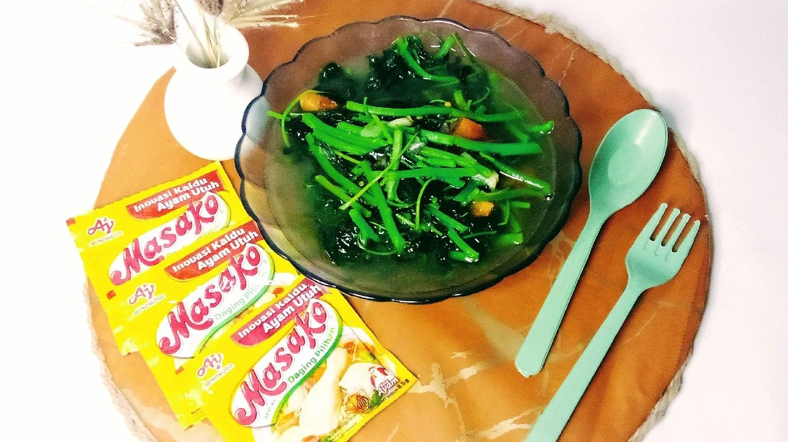 Sayur Bayam Kuah Bening