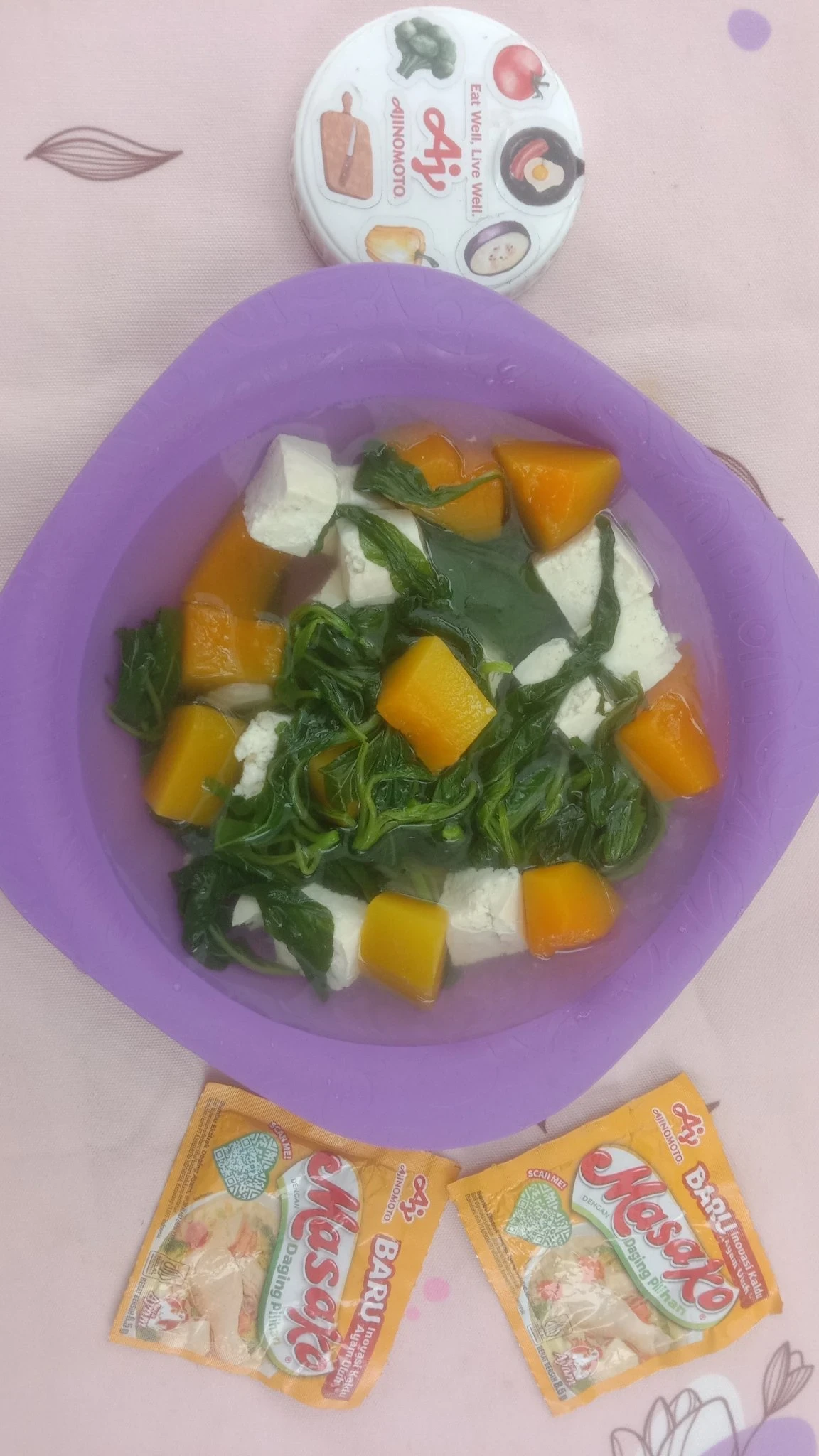Sayur Bening Bayam Tahu #BayamSehatUmami