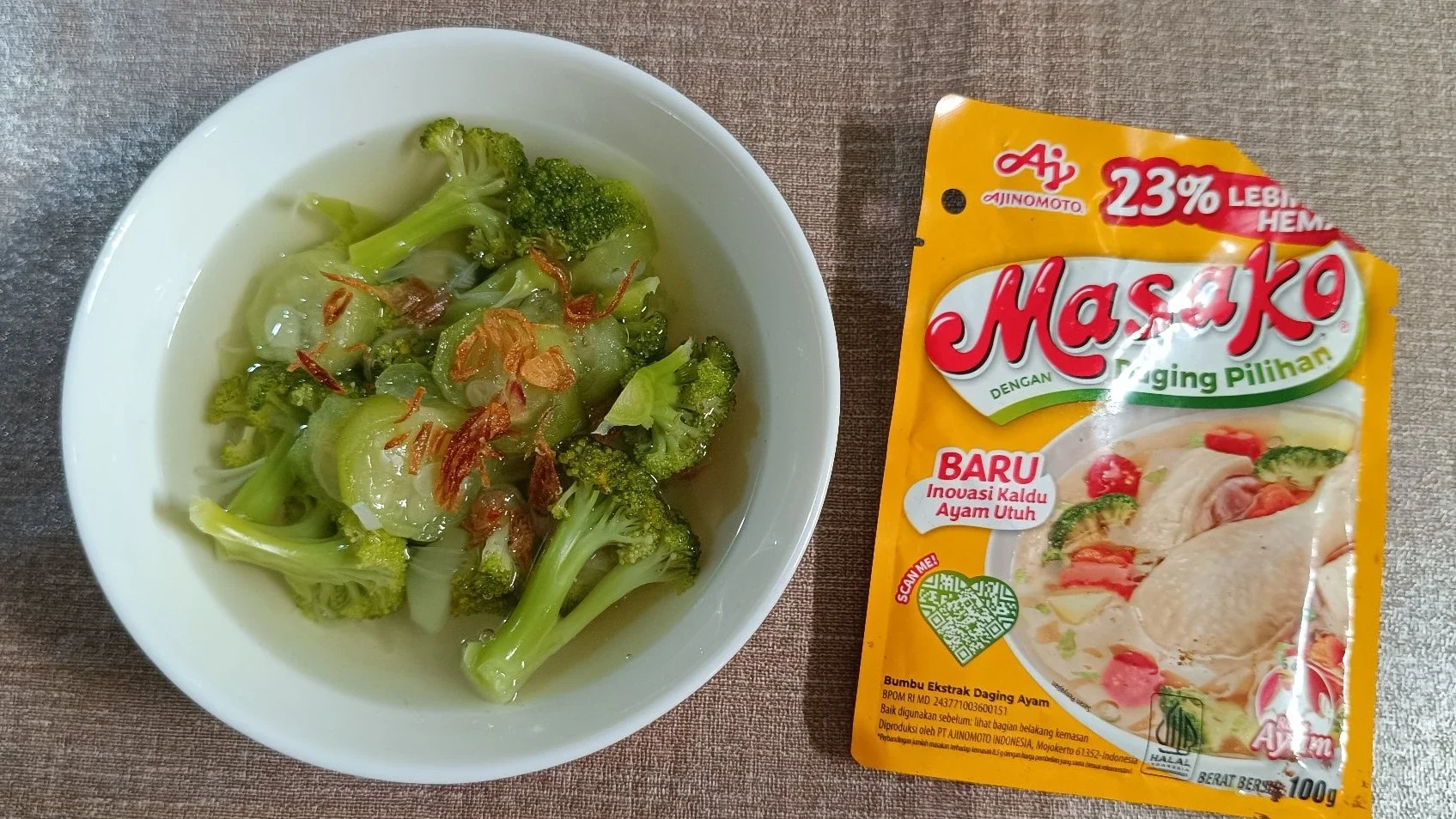 Sayur Bening Brokoli Oyong