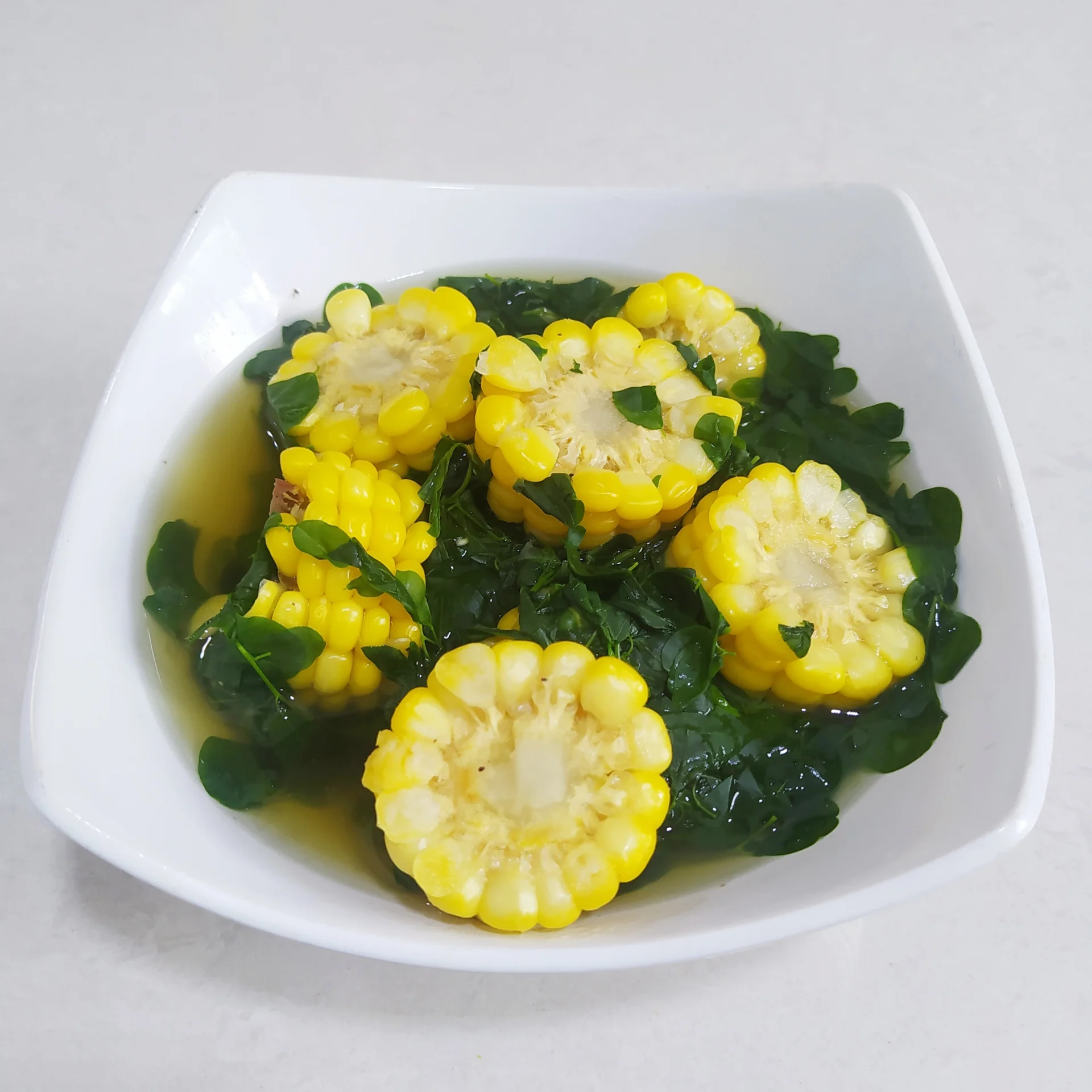 Sayur Bening Daun Kelor Jagung