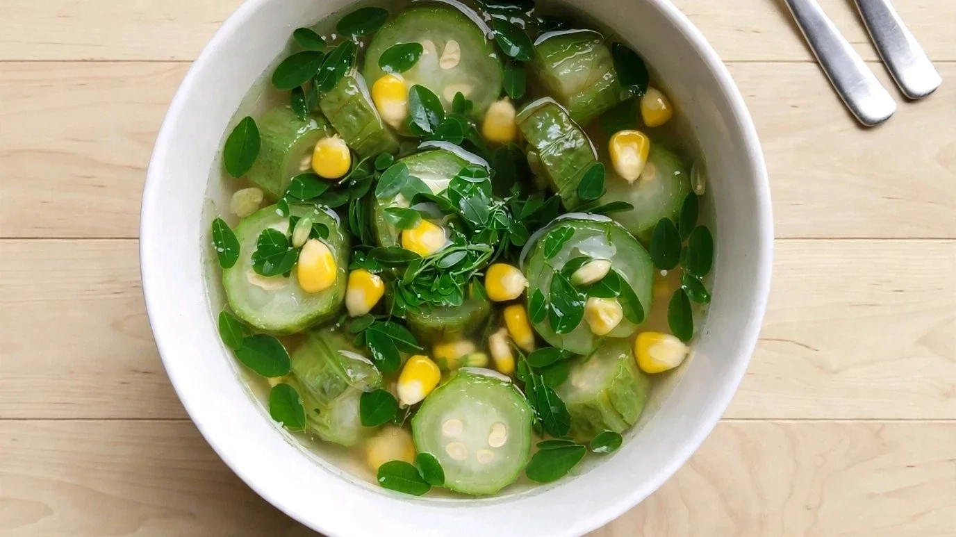 Sayur Bening Gambas Daun Kelor