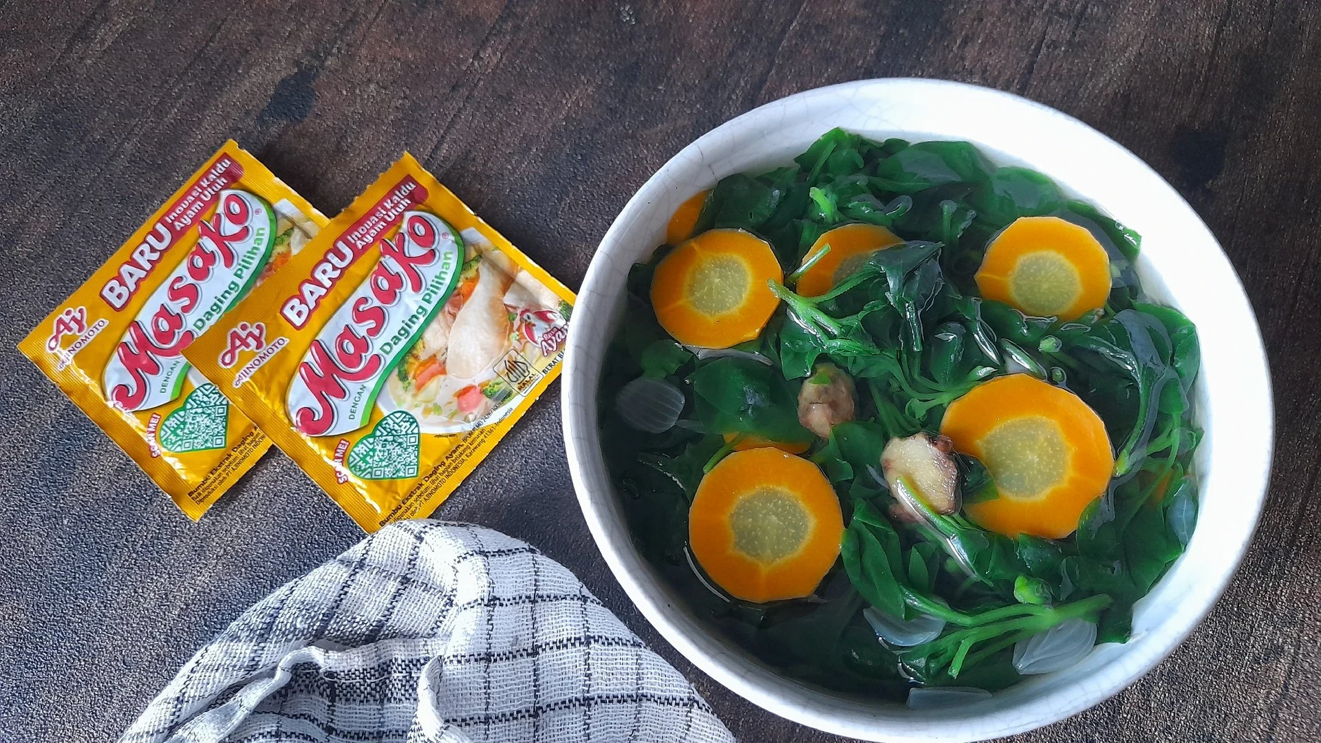 Sayur Bening Kunci Bayam Brasil