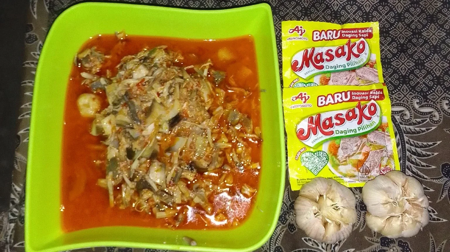 sayur jantung pisang ala masako 