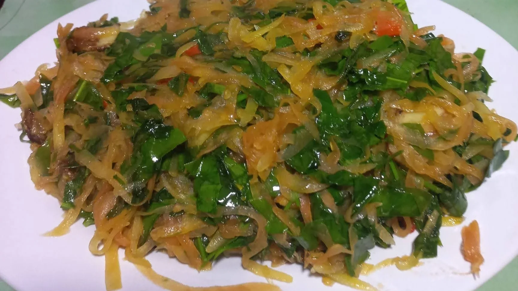 sayur kates dan daun so