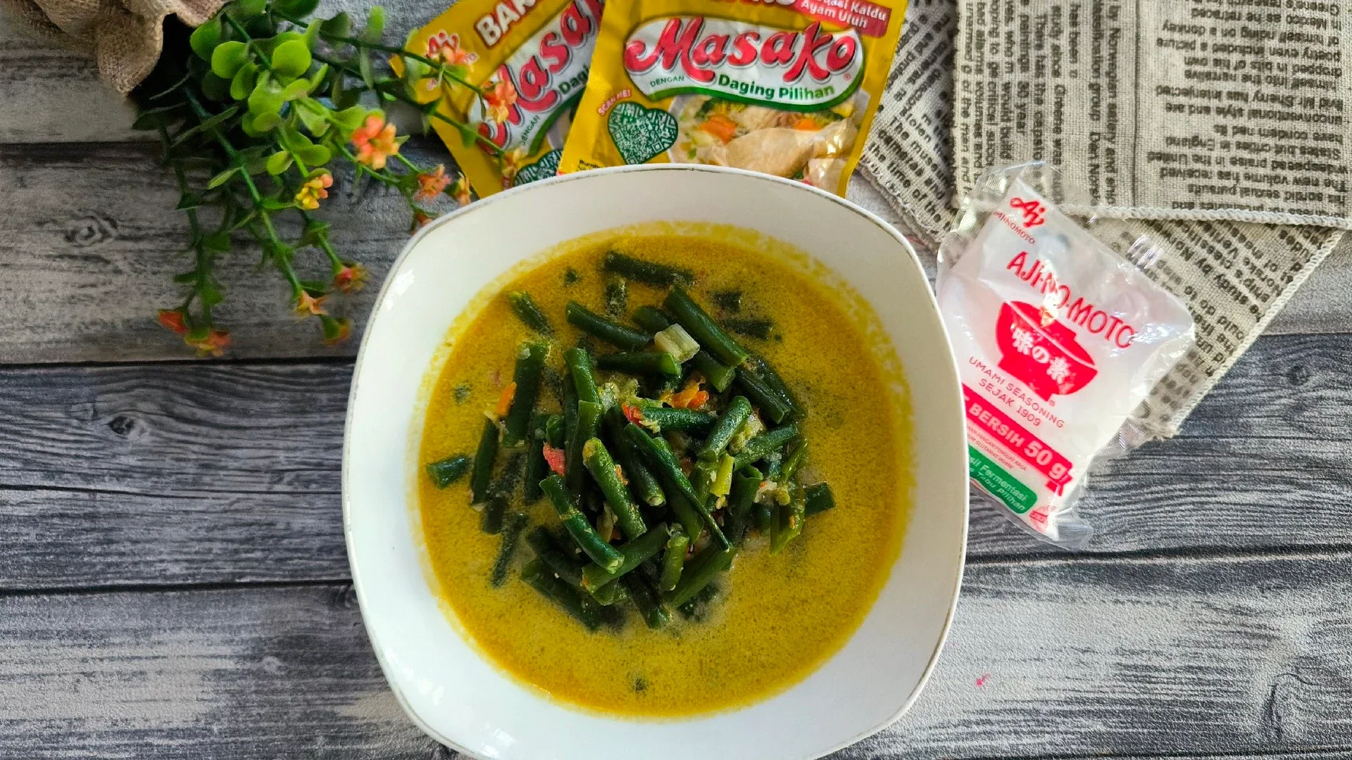 Sayur Lodeh Kacang Panjang 