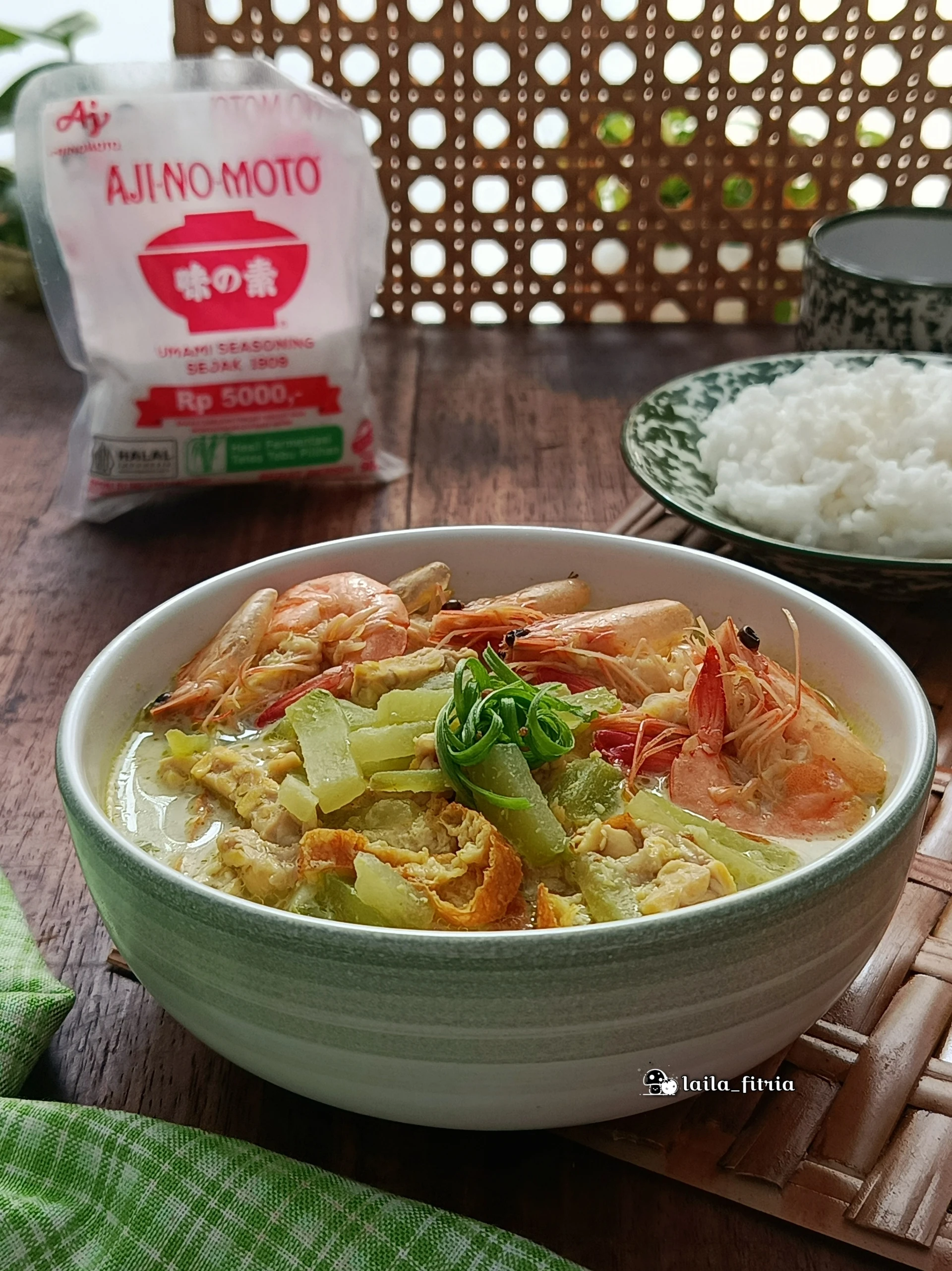 Sayur Lodeh Udang Labu Siam ala AJINOMOTO