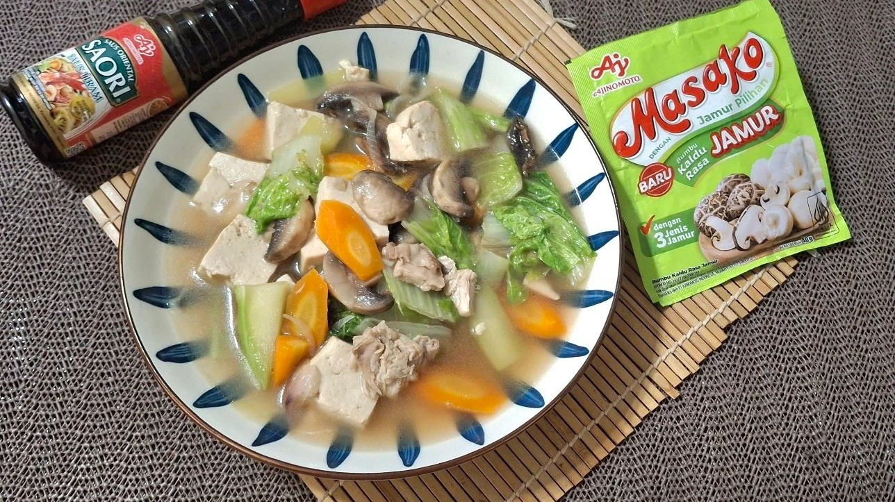 Sayur Sawi Jamur Wortel