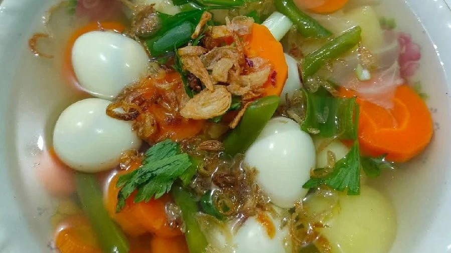Sayur Sop Telur Puyuh