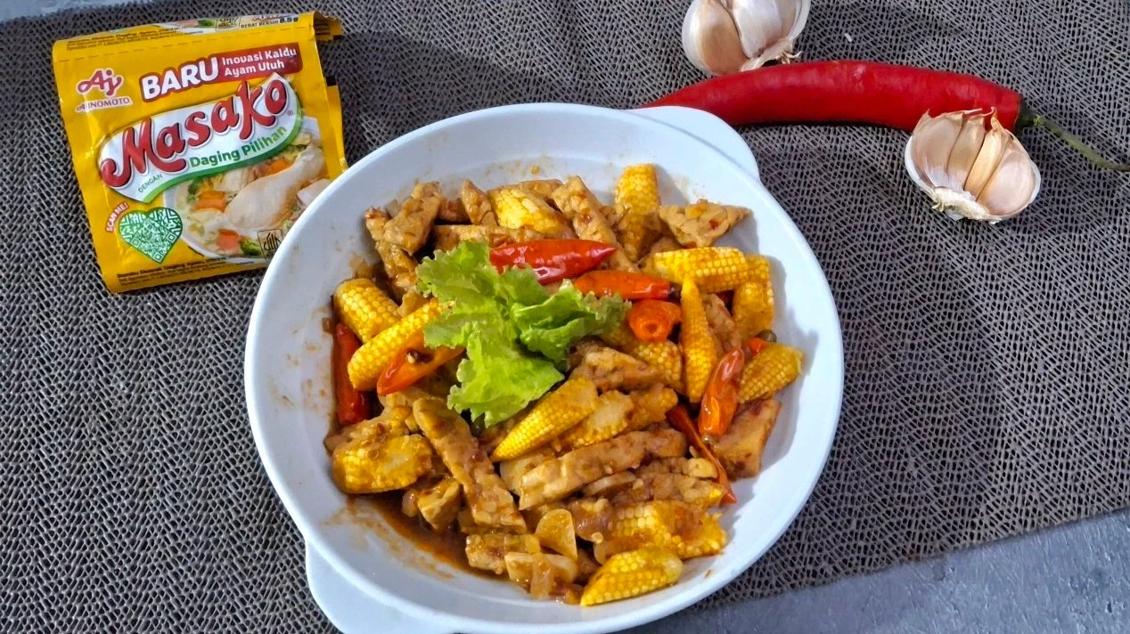 Sayur Tempe Jagung Muda