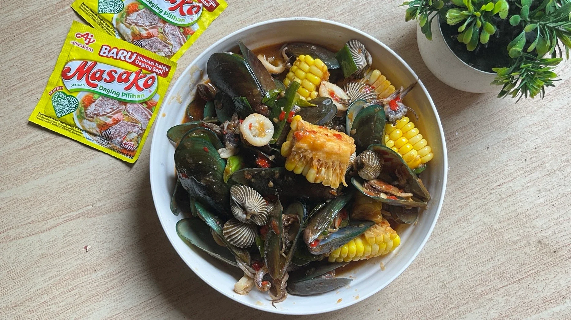 seafood pedas manis