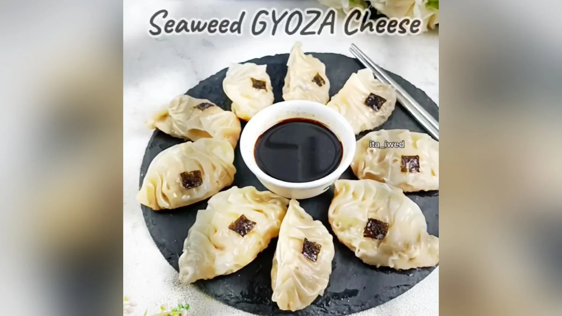 Seaweed Gyoza Cheese