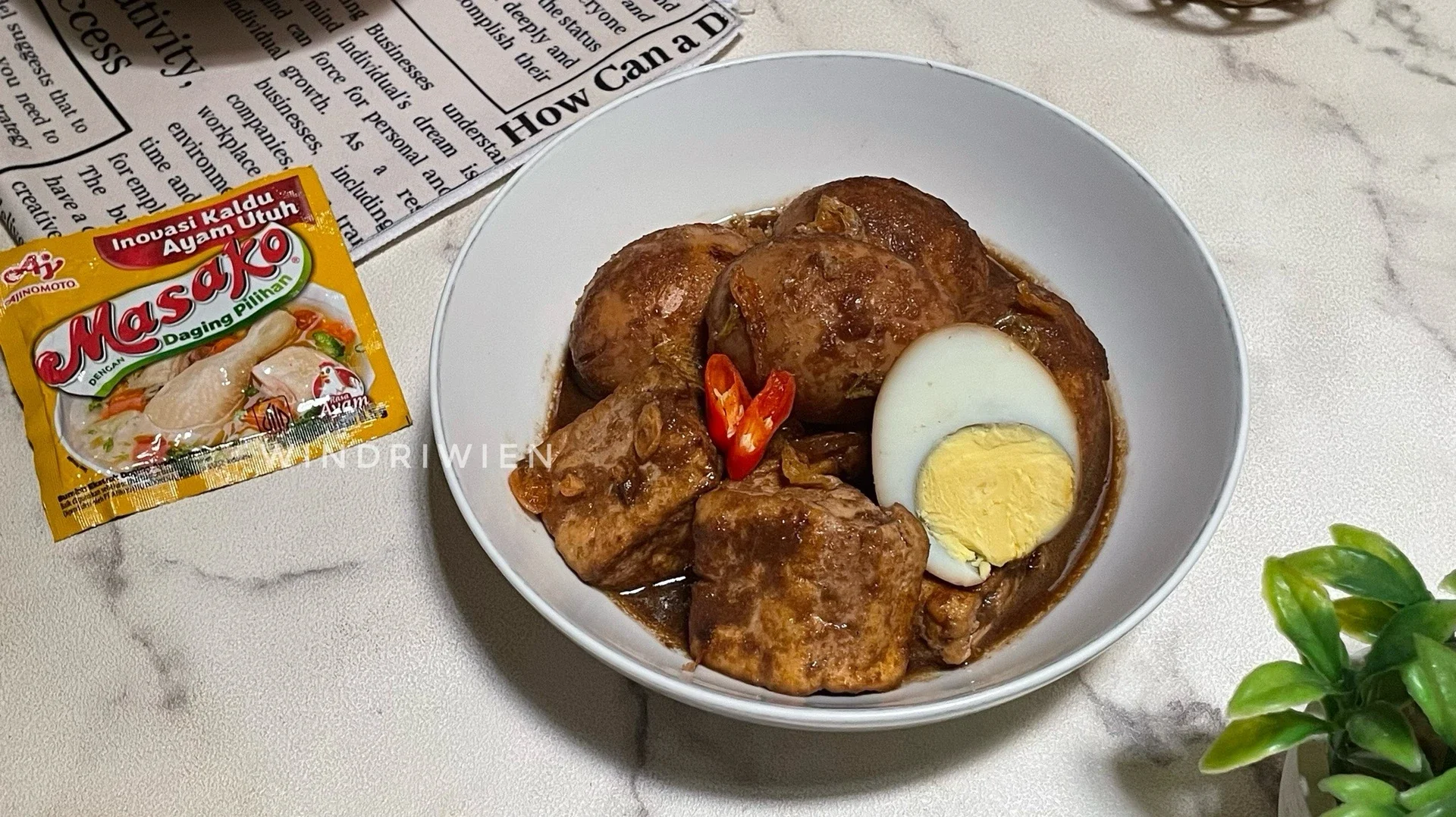Semur Telur Favorit Si Bungsu #MasakanPenuhCinta