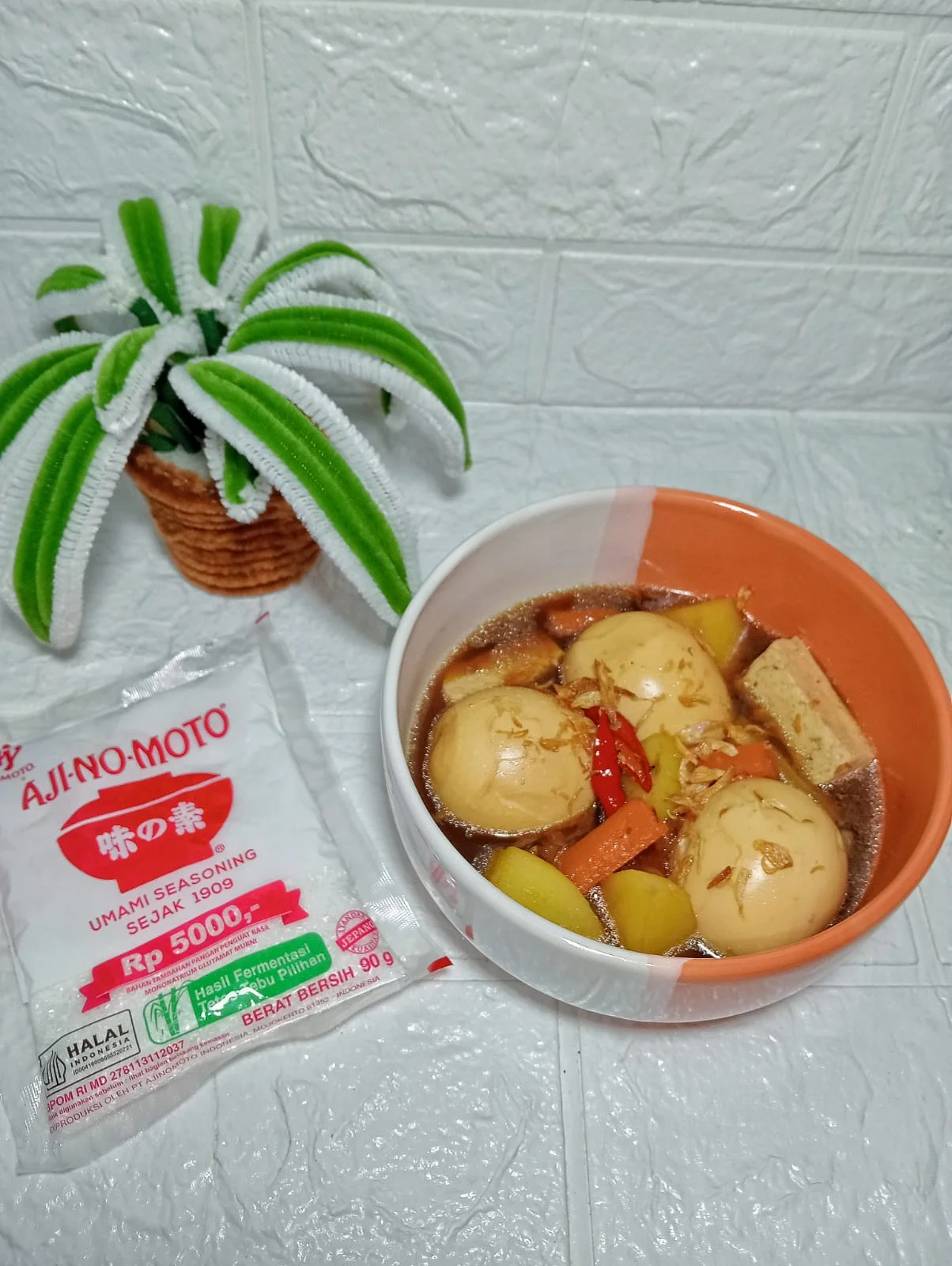 Semur Telur Tahu ala Ajinomoto