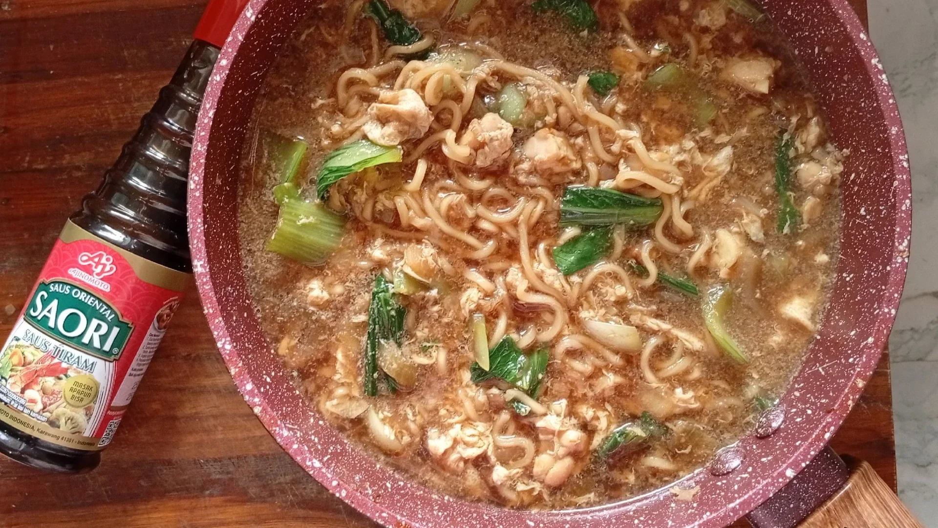 Semur Tempe Mie Telur 