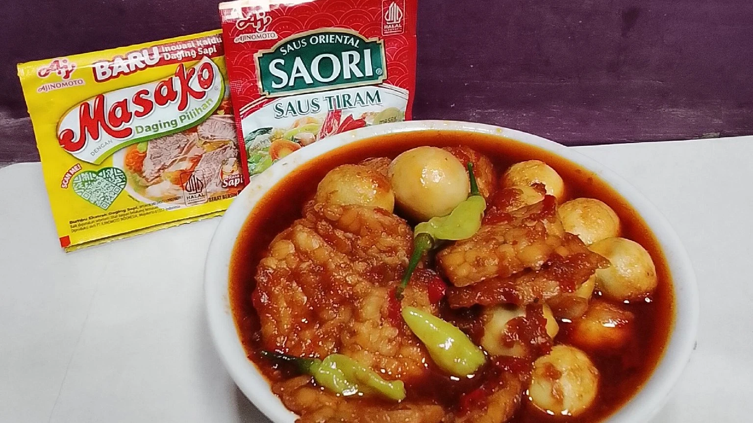 semur tempe&telor puyuh