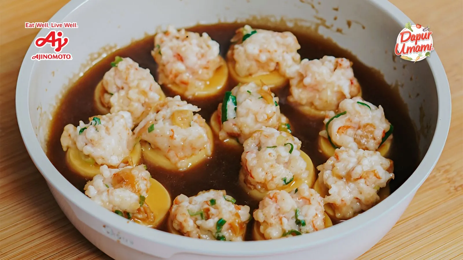 SHRIMP STEAM TOFU ala Chef Devy