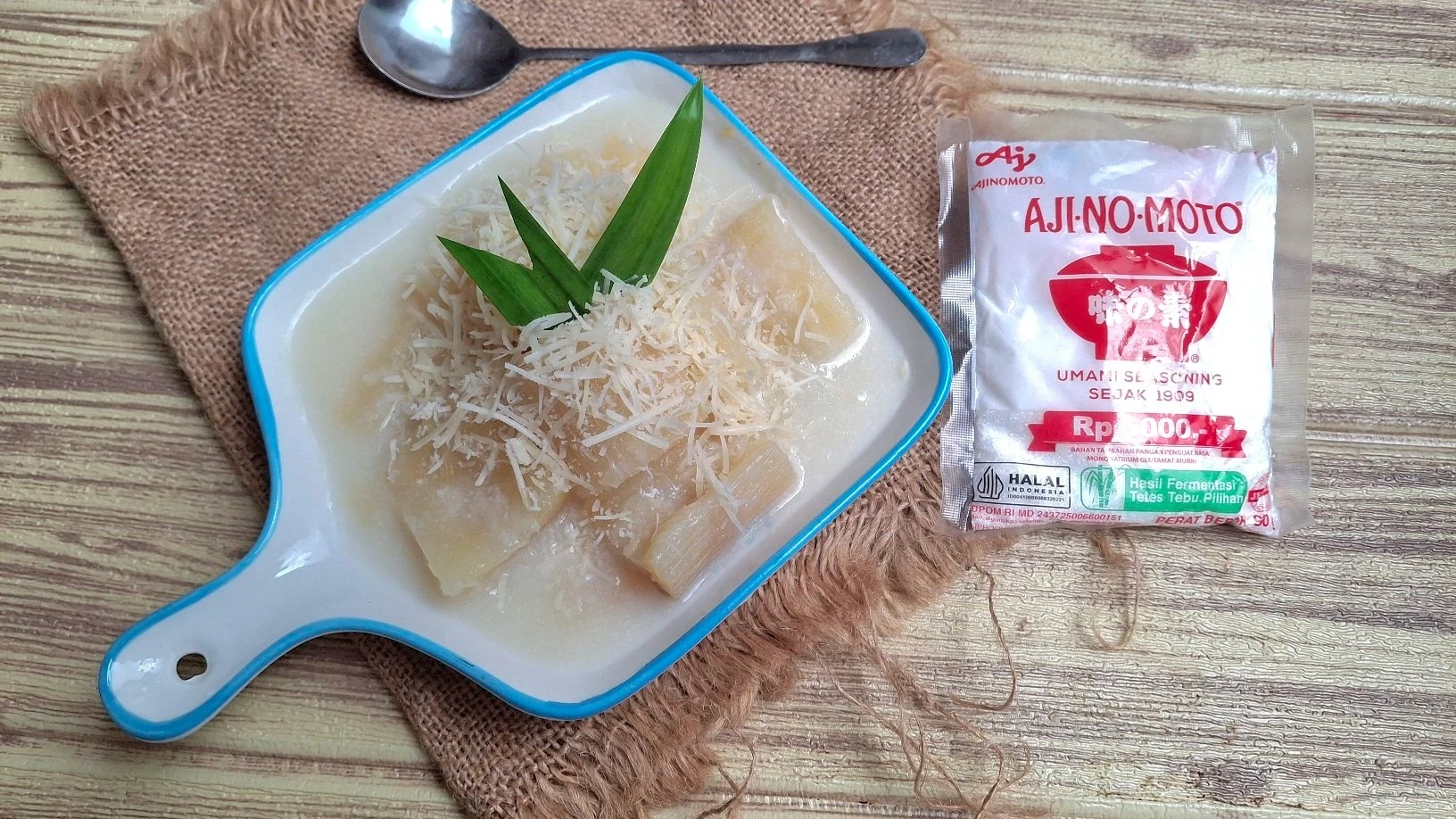 Singkong Vla Keju ala Ajinomoto