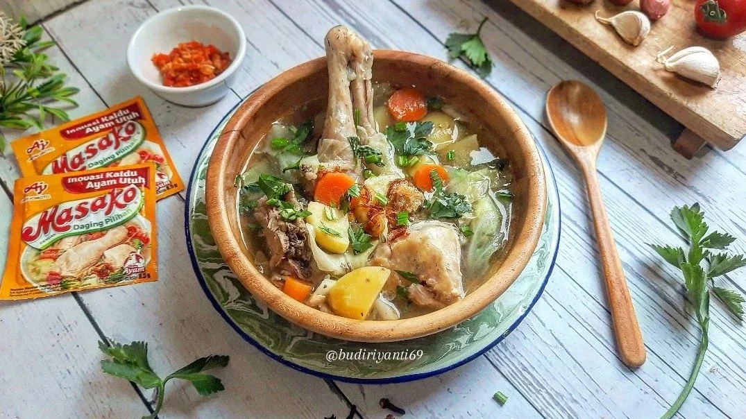 Sop Ayam Kampung Ala Masako