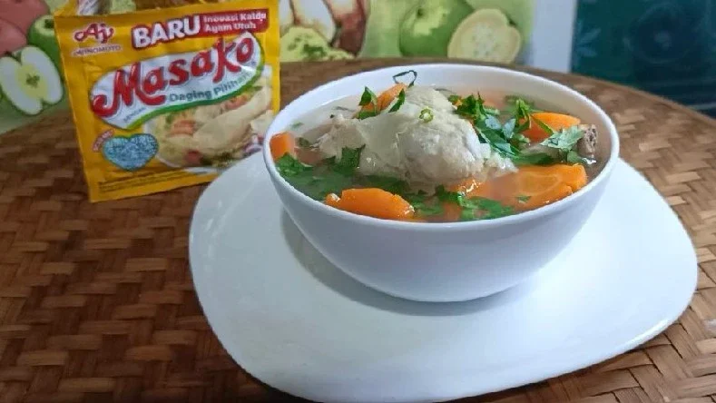 Sop Ayam Wortel Ala Masako #WortelNaikLevel