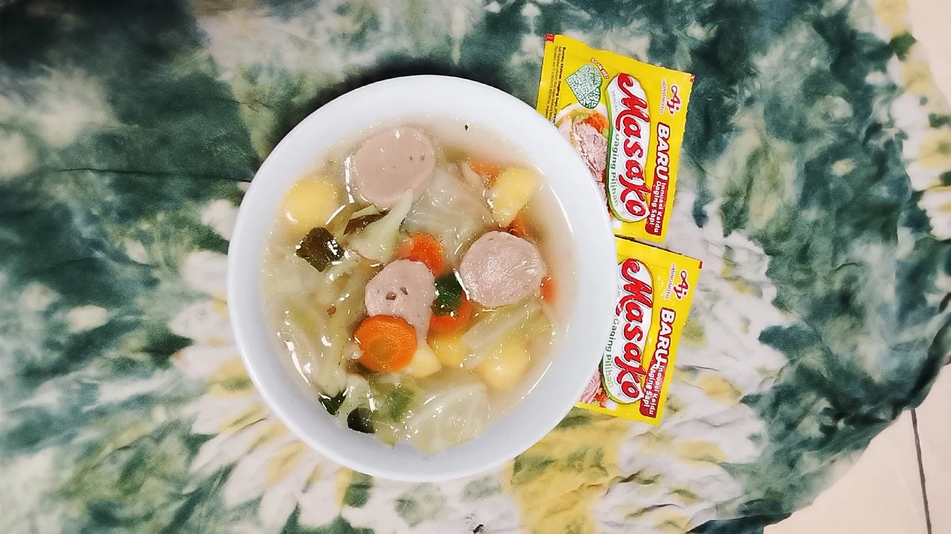 sop bakso ala masako
