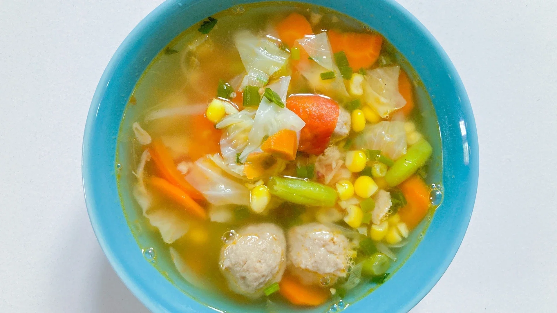 Sop Baso Jagung Manis