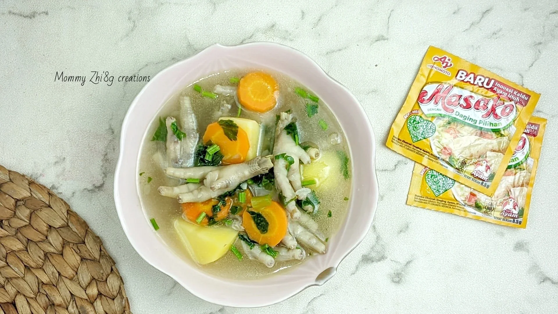 Sop Ceker Kentang Wortel