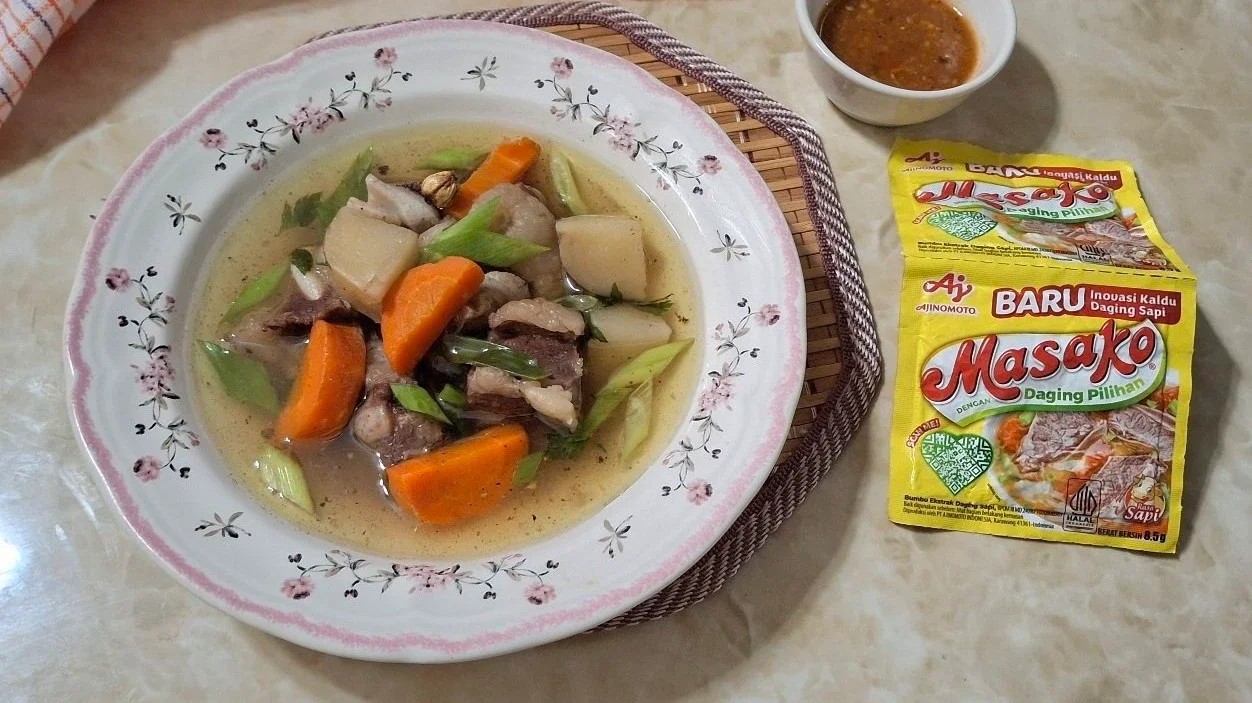 Sop Daging Sapi ala Masako
