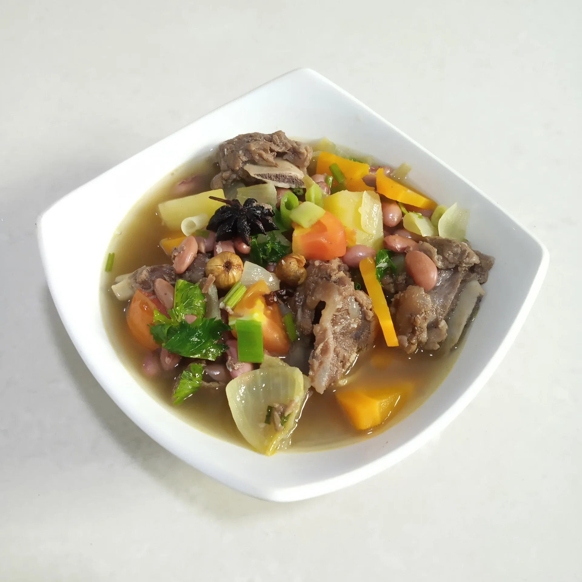 Sop Iga Kacang Merah Rempah